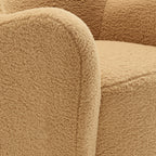 Modway Montrose Wingback Sherpa Swivel Accent Chair by Modway-EEI-7105