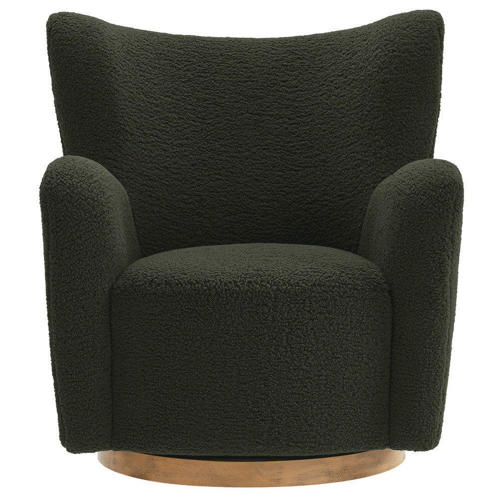Modway Montrose Wingback Sherpa Swivel Accent Chair by Modway-EEI-7105