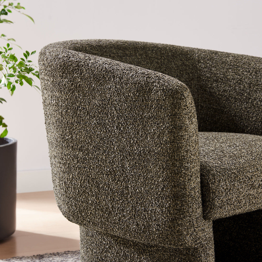 Modway Muse Boucle Fabric Barrel Accent Chair by Modway-EEI-7100