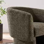 Modway Muse Boucle Fabric Barrel Accent Chair by Modway-EEI-7100