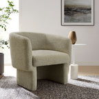 Modway Muse Boucle Fabric Barrel Accent Chair by Modway-EEI-7100