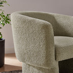 Modway Muse Boucle Fabric Barrel Accent Chair by Modway-EEI-7100
