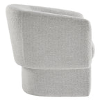 Modway Muse Boucle Fabric Barrel Accent Chair by Modway-EEI-7100