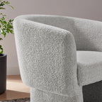 Modway Muse Boucle Fabric Barrel Accent Chair by Modway-EEI-7100