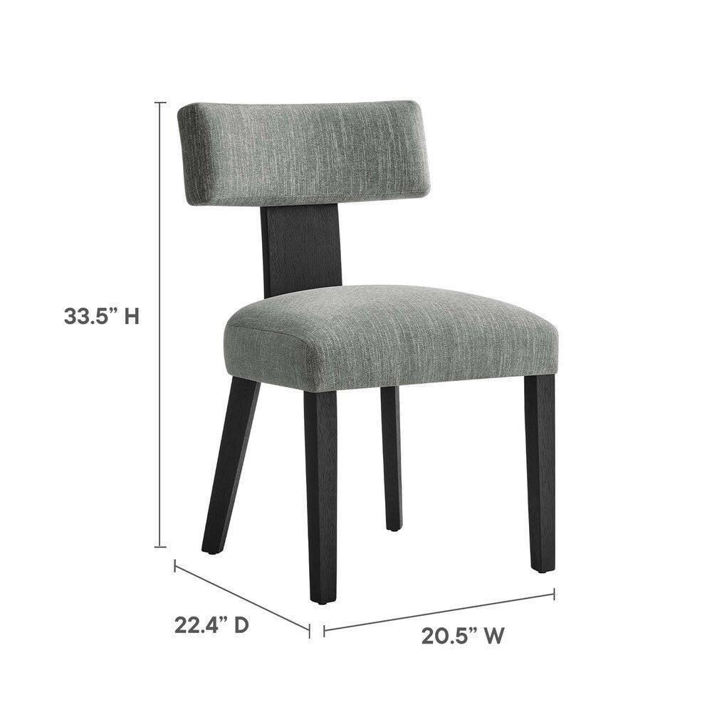 EEI-6777 Nalani Fabric Upholstered Dining Chairs Set of 2 by Modway