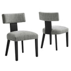 EEI-6777 Nalani Fabric Upholstered Dining Chairs Set of 2 by Modway