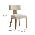 EEI-6777 Nalani Fabric Upholstered Dining Chairs Set of 2 by Modway