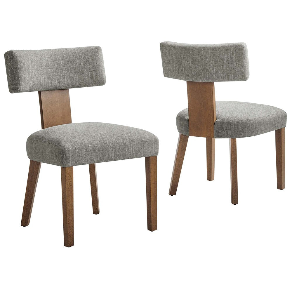 EEI-6777 Nalani Fabric Upholstered Dining Chairs Set of 2 by Modway
