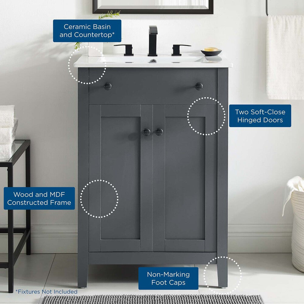 EEI-4250 Nantucket 24" Bathroom Vanity by Modway
