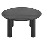 EEI-7063 Nautica 5-Piece Round Outdoor Patio Aluminum Dining Table and Chairs Set by Modway