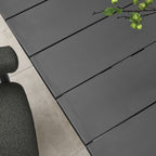 EEI-6980 Nautica Outdoor Patio 87" Rectangular Aluminum Dining Table by Modway