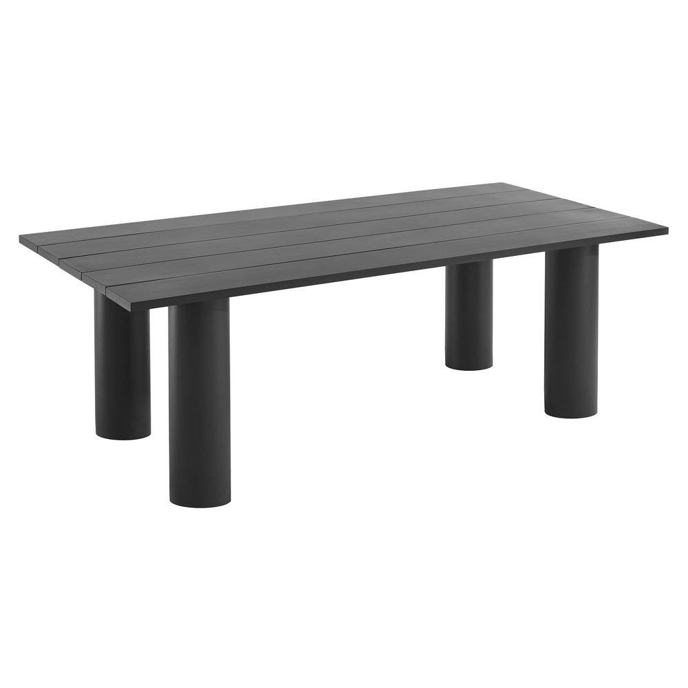 EEI-6980 Nautica Outdoor Patio 87" Rectangular Aluminum Dining Table by Modway