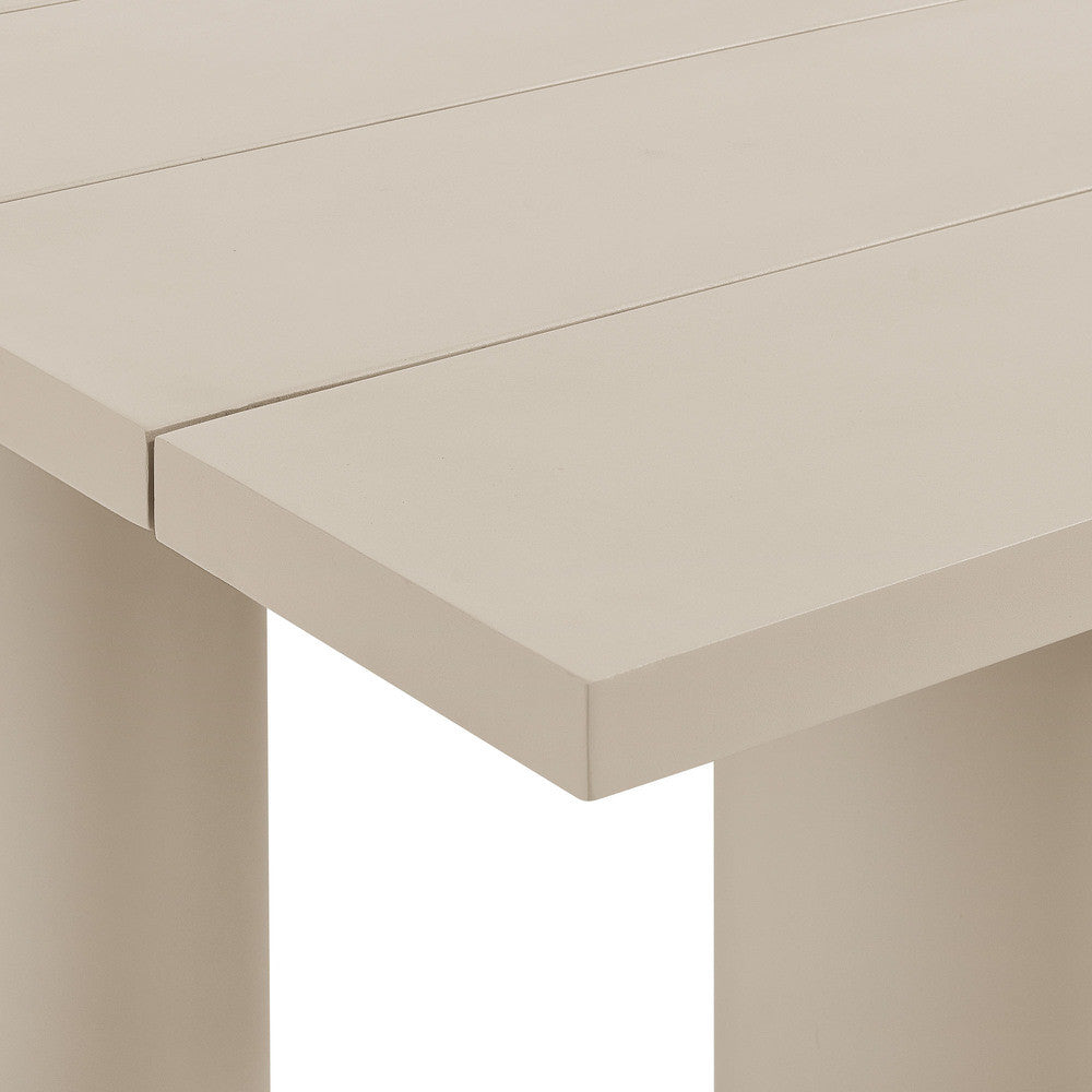 EEI-6980 Nautica Outdoor Patio 87" Rectangular Aluminum Dining Table by Modway