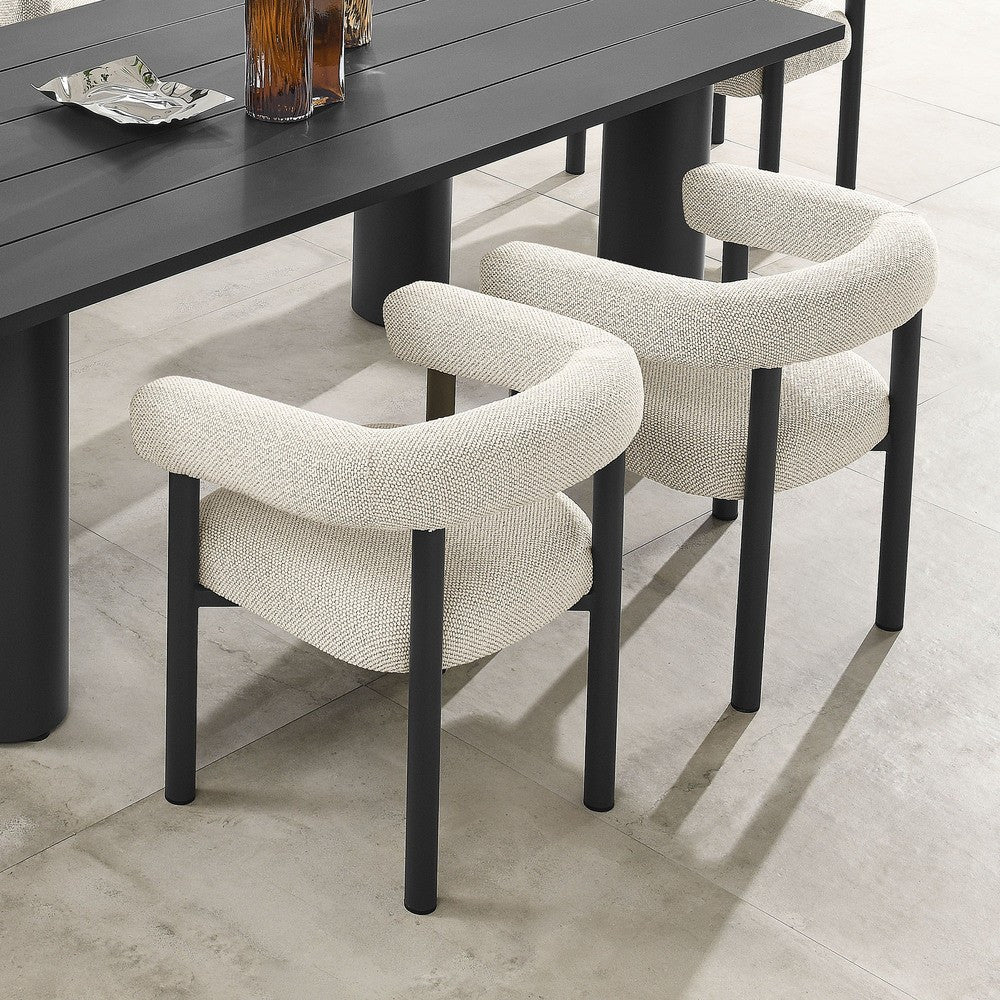EEI-6979 Nautica Outdoor Patio Aluminum Dining Armchairs Set of 2 by Modway