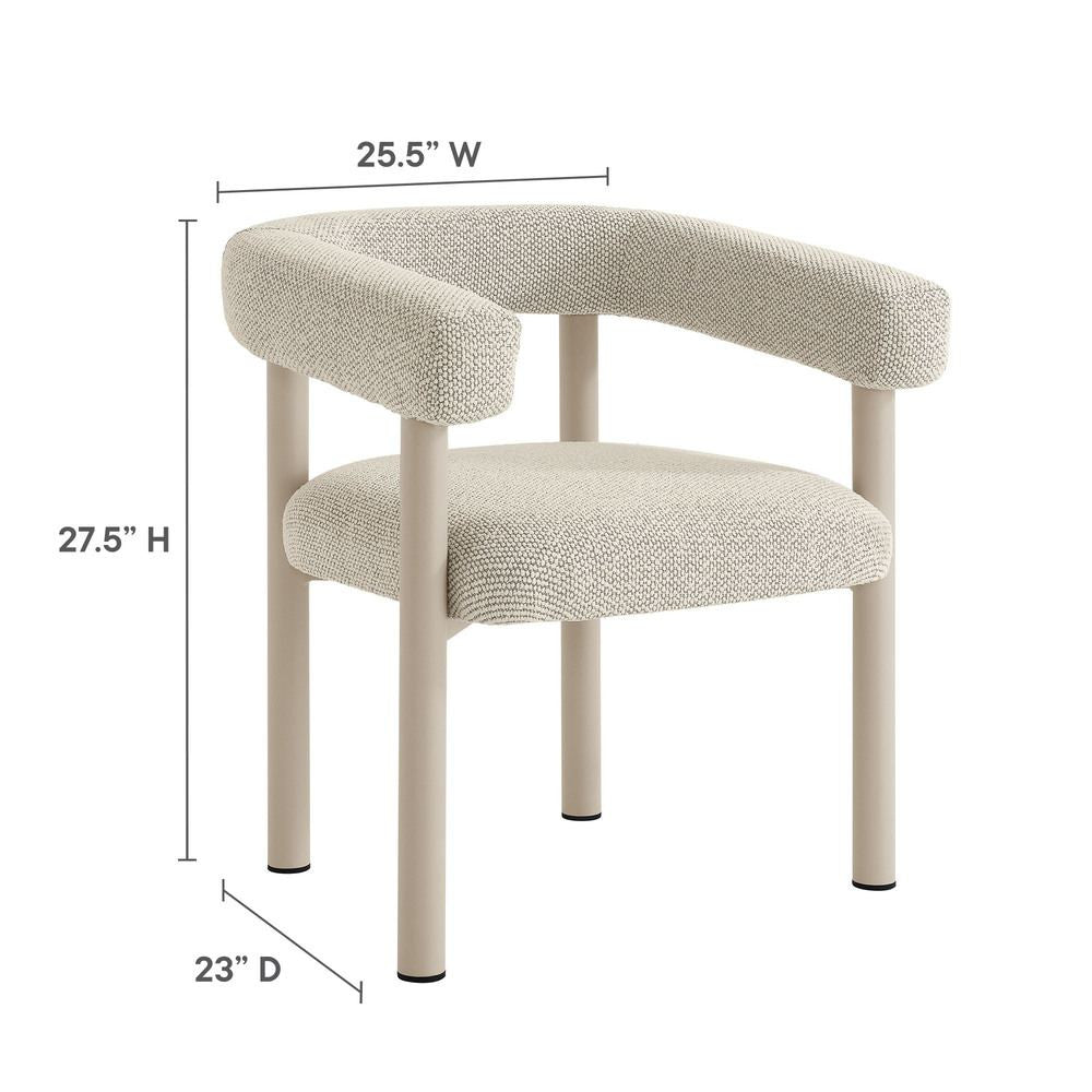 EEI-6979 Nautica Outdoor Patio Aluminum Dining Armchairs Set of 2 by Modway