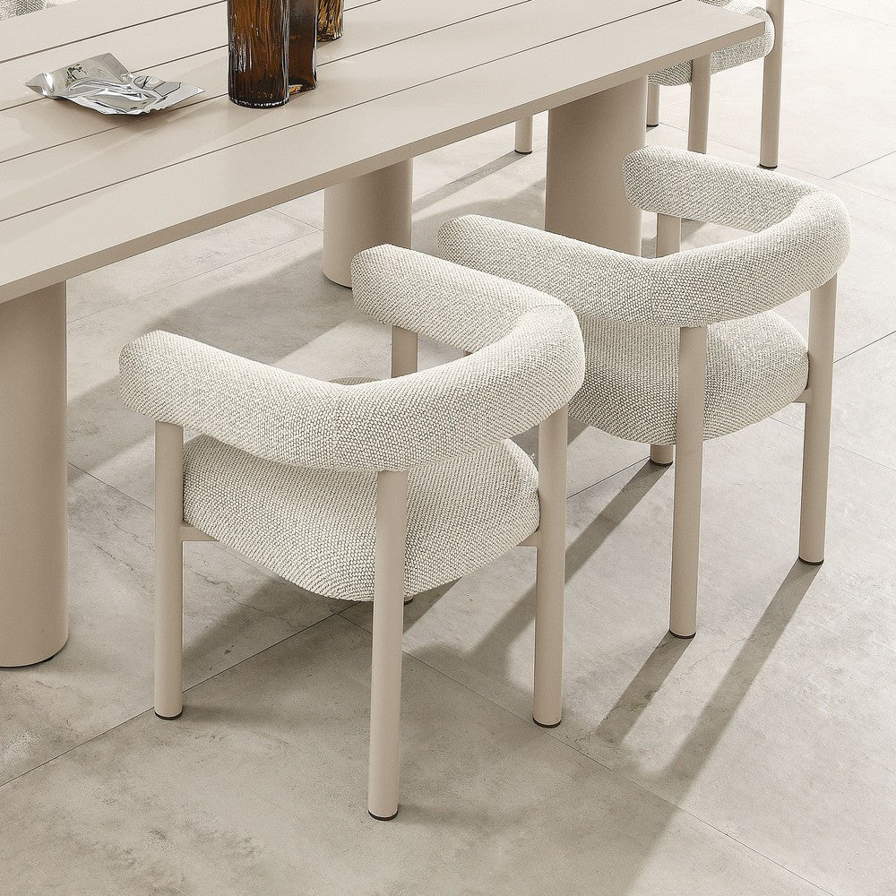 EEI-6979 Nautica Outdoor Patio Aluminum Dining Armchairs Set of 2 by Modway