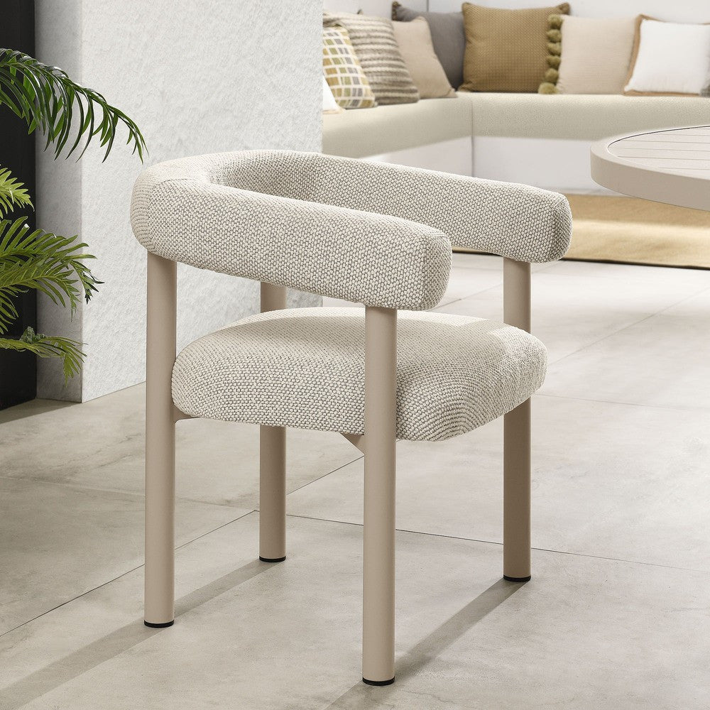 EEI-6979 Nautica Outdoor Patio Aluminum Dining Armchairs Set of 2 by Modway