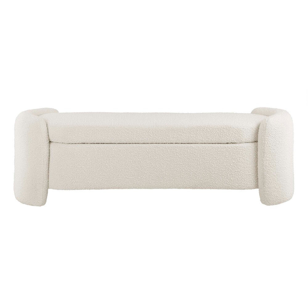 EEI-6056-IVO Nebula Boucle Upholstered Bench by Modway