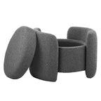 Modway Nebula Boucle Upholstered Ottoman by Modway-EEI-5561