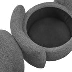 Modway Nebula Boucle Upholstered Ottoman by Modway-EEI-5561