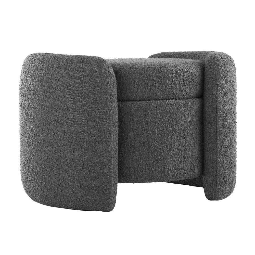 Modway Nebula Boucle Upholstered Ottoman by Modway-EEI-5561