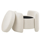 Modway Nebula Boucle Upholstered Ottoman by Modway-EEI-5561