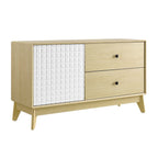 EEI-6817-NAT-WHI Nectar 43" Wood Grain Accent Cabinet by Modway