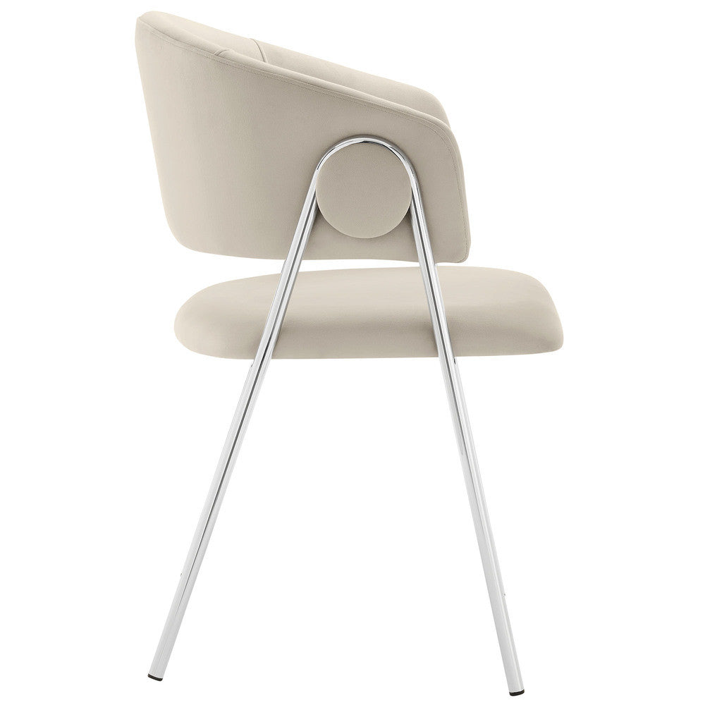 EEI-7046 Nella Upholstered Performance Velvet Dining Chair Set of 2 by Modway