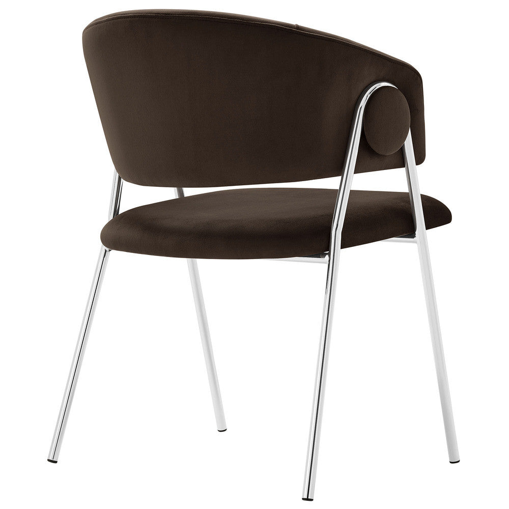 EEI-7046 Nella Upholstered Performance Velvet Dining Chair Set of 2 by Modway