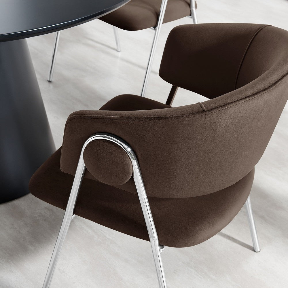 EEI-7046 Nella Upholstered Performance Velvet Dining Chair Set of 2 by Modway