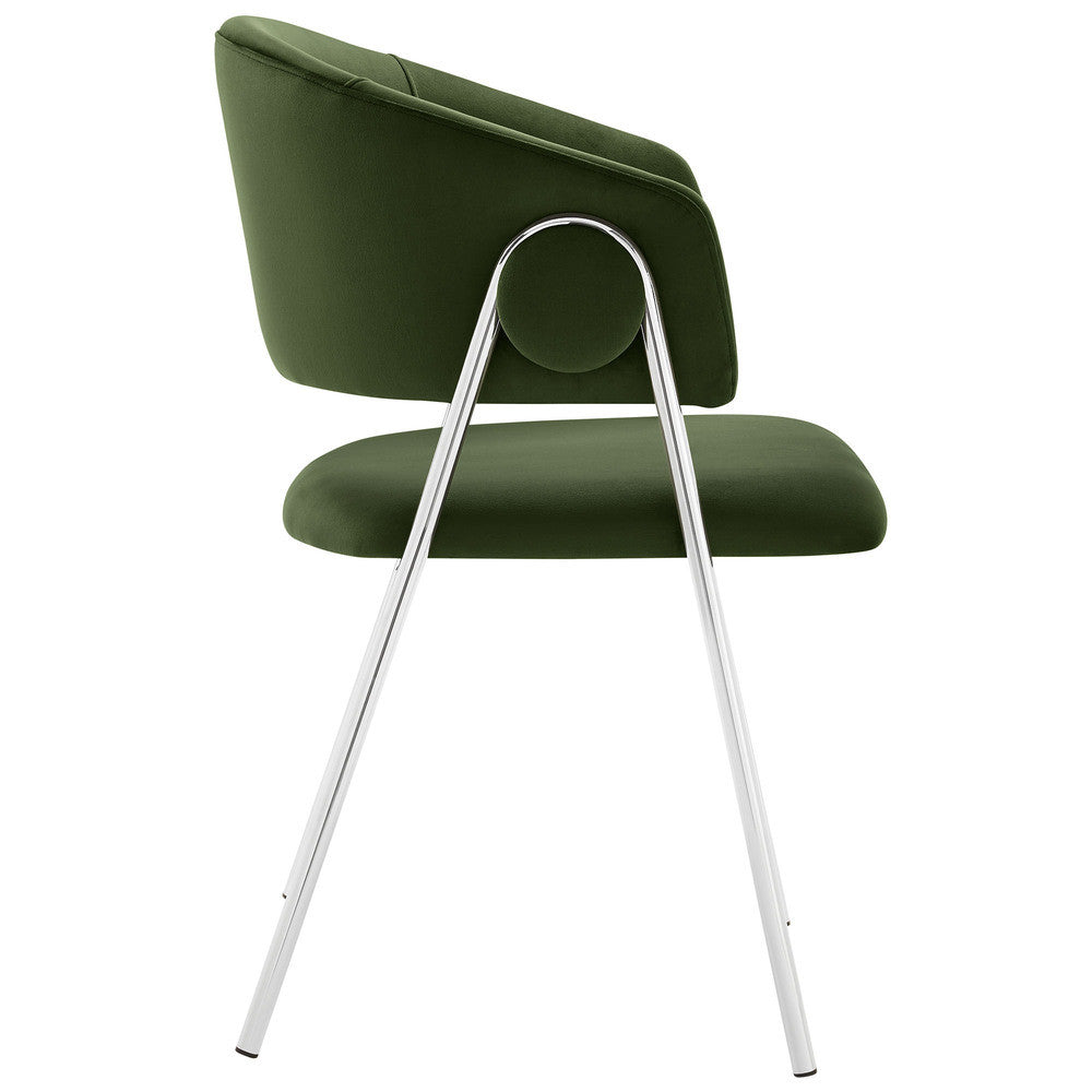 EEI-7046 Nella Upholstered Performance Velvet Dining Chair Set of 2 by Modway