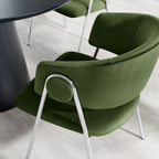 EEI-7046 Nella Upholstered Performance Velvet Dining Chair Set of 2 by Modway