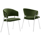 EEI-7046 Nella Upholstered Performance Velvet Dining Chair Set of 2 by Modway