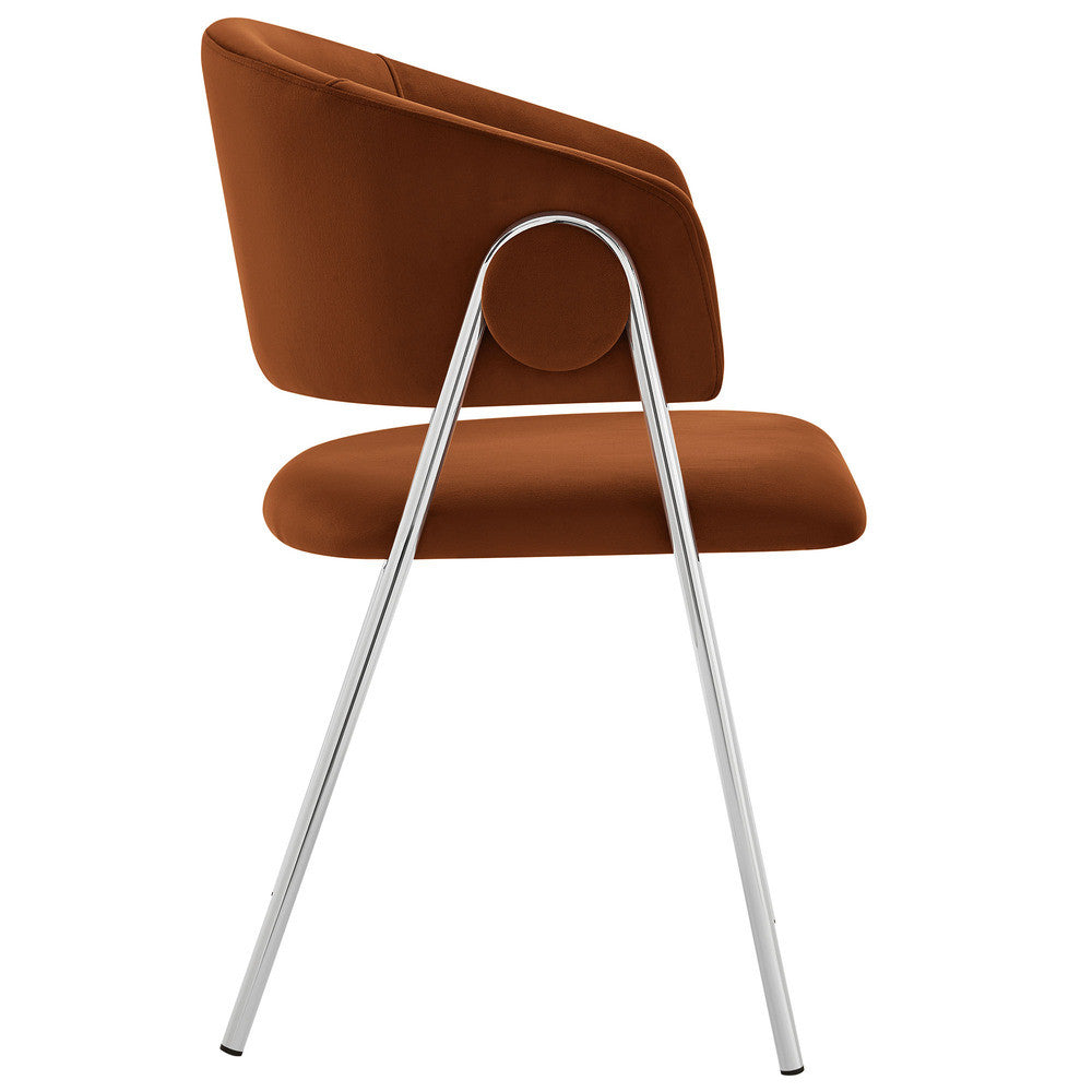 EEI-7046 Nella Upholstered Performance Velvet Dining Chair Set of 2 by Modway