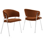 EEI-7046 Nella Upholstered Performance Velvet Dining Chair Set of 2 by Modway