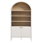 Modway Nolan 74" Tall Wide Arched Storage Display Cabinet Bookshelf by Modway-EEI-7169