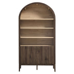 Modway Nolan 74" Tall Wide Arched Storage Display Cabinet Bookshelf by Modway-EEI-7169