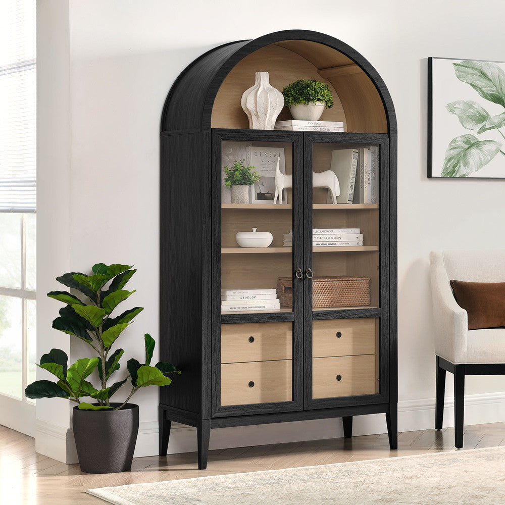 Modway Nolan 74" Tall Wide Arched Storage Display Cabinet by Modway-EEI-7168