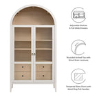 Modway Nolan 74" Tall Wide Arched Storage Display Cabinet by Modway-EEI-7168