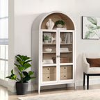 Modway Nolan 74" Tall Wide Arched Storage Display Cabinet by Modway-EEI-7168