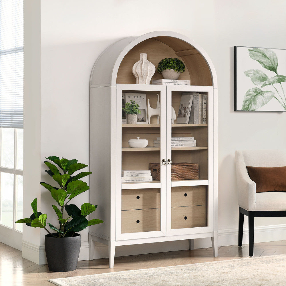 Modway Nolan 74" Tall Wide Arched Storage Display Cabinet by Modway-EEI-7168