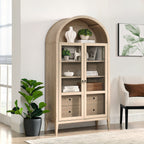 Modway Nolan 74" Tall Wide Arched Storage Display Cabinet by Modway-EEI-7168