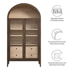 Modway Nolan 74" Tall Wide Arched Storage Display Cabinet by Modway-EEI-7168
