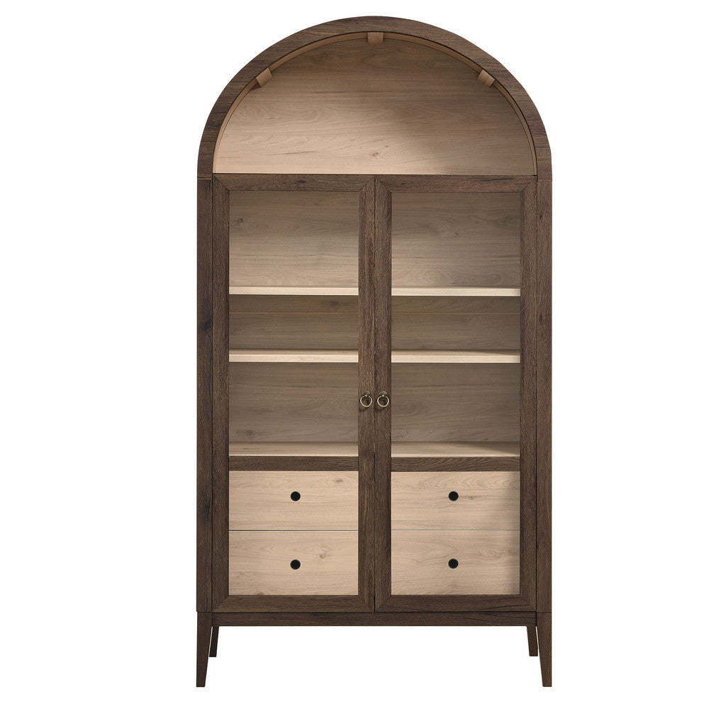 Modway Nolan 74" Tall Wide Arched Storage Display Cabinet by Modway-EEI-7168