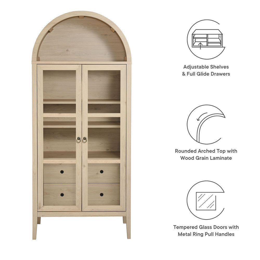 Modway Nolan Tall Arched Storage Display Cabinet by Modway-EEI-6639