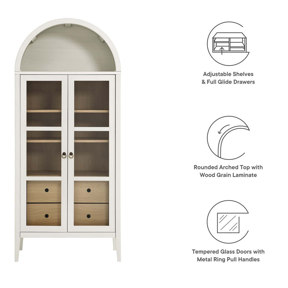 Modway Nolan Tall Arched Storage Display Cabinet by Modway-EEI-6639