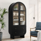 Modway Nyx Arched Display Cabinet by Modway-EEI-7216-BLK-LOA