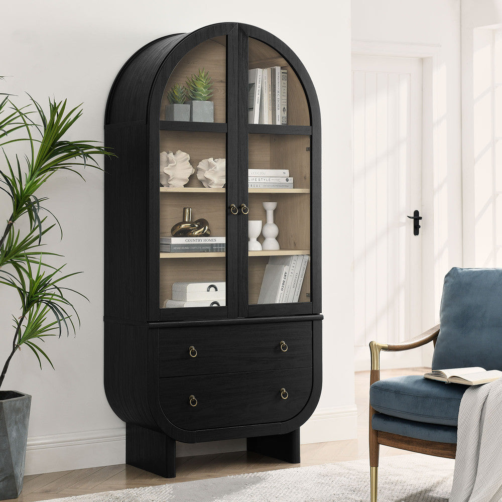 Modway Nyx Arched Display Cabinet by Modway-EEI-7216-BLK-LOA