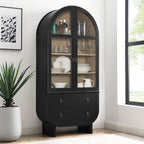 Modway Nyx Arched Display Cabinet by Modway-EEI-7216-BLK-LOA