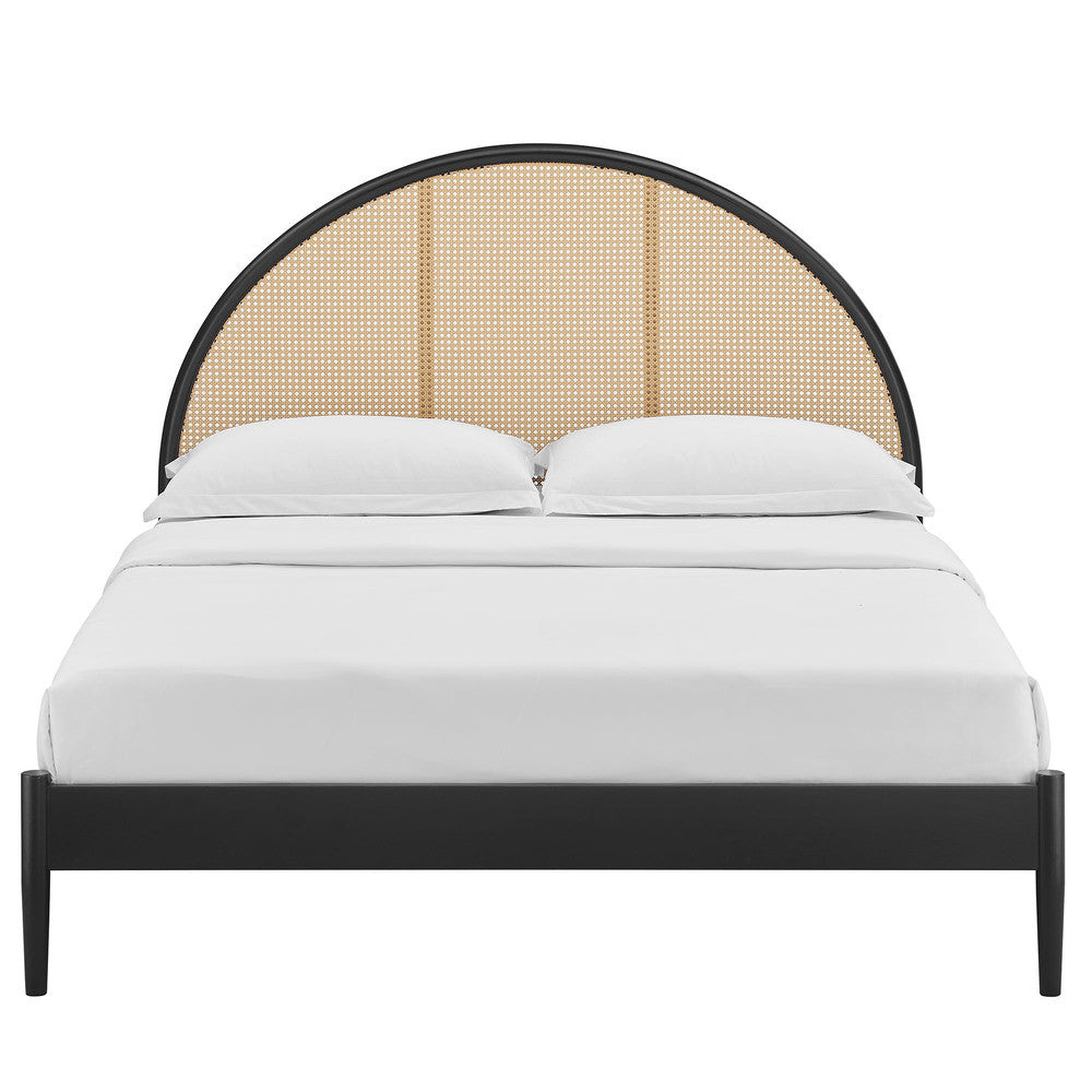Modway Odette Queen Arched Rattan Cane Platform Bed by Modway-MOD-7214